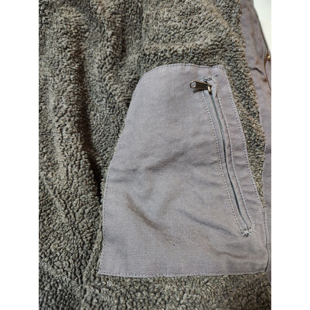 Carhartt Washed Duck Sherpa‑Lined Utility Jacket 5XL Relaxed Fit - Picture 5 of 12